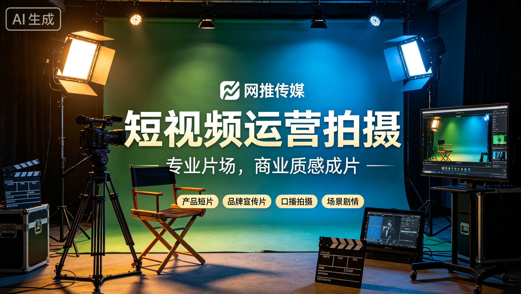 短视频内容策划与运营推广示意图